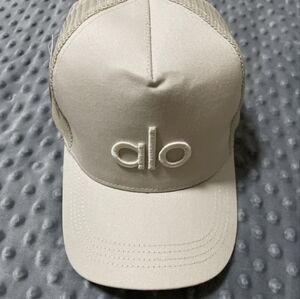 ALO Yoga Tan Cap with Embroidered Logo